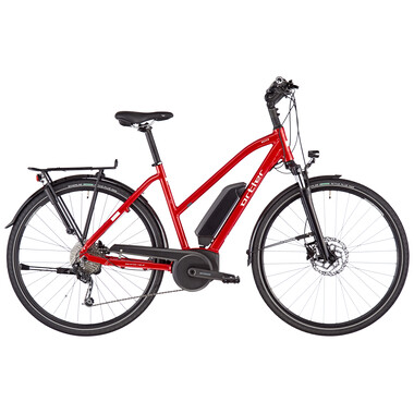 Bicicleta de viaje eléctrica ORTLER BOZEN TRAPEZ Mujer Rojo 2020 0